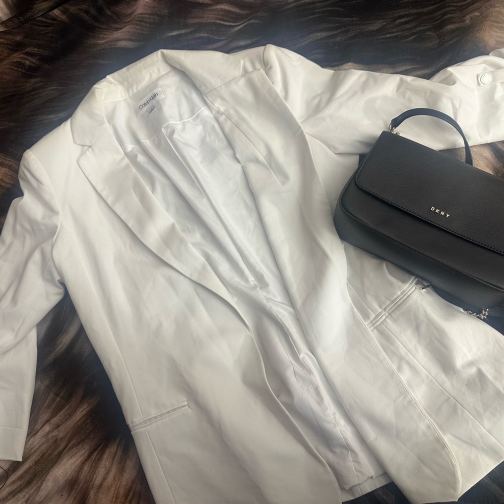 Calvin Klein White Blazer